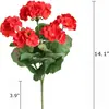 La Flor de Begonia Artificial Más Vendida de Amazon Temu Flor Falsa Decoración de Caja de Flores de Calle Flor Artificial Falsa Geranio