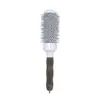 Peine de Tubo de Aluminio Gris al por Mayor Peine Térmico Peine Rulo Esponjoso Peine Rizador Profesional para Peinar el Cabello Peine Rulo Resistente a Altas Temperaturas