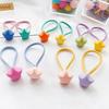 Nova Corda de Cabelo Infantil Colorida Pequeno Anel de Couro Corda de Cabelo Pequena Menina Pequena Choo Choo Amarrador de Cabelo Anel de Cabelo Acessórios de Cabelo Fofo