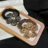Anillo para el Cabello Flor de Diamante Flash Estilo Coreano Cuerda para el Cabello Bola de Cola de Durazno Sentido de Alta Calidad Alta Elasticidad Duradera Cuerda para el Cabello Tocado de Lujo Ligero
