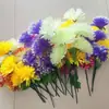Festival Qingming Flores Artificiais Faltando Crisântemos Sacrifício Flores de Seda Crisântemos de Limpeza de Túmulos Crisântemos de Plástico Crisântemo de Cristal Simulado Arreglos