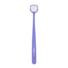 Limpiador de lengua personalizado cepillo limpiador de recubrimiento lingual para eliminar el mal aliento y el olor cuidado bucal raspador de lengua de goma suave OEM