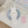 Fábrica de Meias Laibo 2604 Meias Estilo Ballet para Meninas Laço Empilhado Meias Finas Primavera/Verão Flor Rosa Meias de Cano Médio