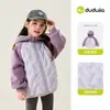 Jaqueta de Algodão Dudu's Boys para Outono e Inverno, Casaco de Algodão Infantil, Roupa de Exterior para Meninas, Estilo Inverno, Roupas de Algodão para Bebê, Conjunto de Outono Espesso, Novo