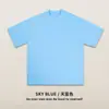 Camiseta de Manga Corta de Algodón Puro de Peso Pesado de 300G para Pareja Suelta Marca de Tendencia Americana Casual High Street Camiseta de Media Manga Personalizada Lote Pequeño