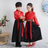 Hanfu para Meninos, Traje Tradicional Chinês, Roupa de Estudioso em Estilo Antigo, Clássico dos Três Caracteres, Regras do Discípulo, Roupa para Apresentação Infantil, Alunos do Ensino Fundamental