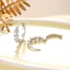 Henson un par de aretes de cobre frescos y dulces con circonita aretes aretes para niña de alta calidad