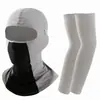 Pañuelo para la cabeza con orejeras de seda helada para ciclismo, protección solar para exteriores en verano, capucha, mangas de seda helada de nailon, traje deportivo transpirable de secado rápido