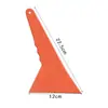 Raspador de Película para Ventanas Transfronterizo, Raspador de Película Triangular de Base Estrecha, Adecuado para Parabrisas de Automóviles/Camiones