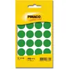Etiqueta Redonda Tp-19 Redonda Verde 19 Mm