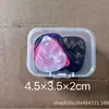 Palheta de guitarra em celuloide com caixa palheta de guitarra ukulele instrumento palheta ABS com caixa combinação de cores mistas