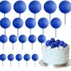 20 Piezas Doradas Bolas de Burbuja para Pastel Enchufe Decoración para Boda Aniversario Fiesta de Cumpleaños Traje