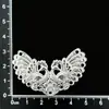 Muñeco gato patata de Guizhou accesorios DIY recuerdo corona de pelo plateada sombrero étnico Miao tocado de cuerno de vaca mariposa sombrero