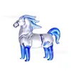Entre no Novo Artesanato de Cristal Animal de Desenho Animado Zodíaco Cavalo Ornamentos para Sala de Estar Aniversário de Crianças Presentes de Ano Novo