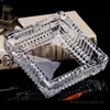 Cenicero de Cristal de Alto Gama con Sensación de Ceniza Volante, Personalidad Comercial Tendencia Atmosférica, Cenicero para Sala de Estar del Hogar, Avanzado
