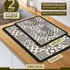 Alfombrilla drenante de tierra de diatomeas con patrón de mármol simple para platos de cocina, antideslizante, absorbente de agua, gruesa y cortable, al por mayor