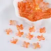 Contas de Pétalas de Osmanthus Esmaltadas em Vidro 12mm Trevo de Quatro Folhas Flor de Quatro Pétalas DIY Grampo de Cabelo Artesanal Pulseira Joias