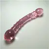 Serie de Puntos de Seda Rosa y Morado Doble Color Pluma Sexual Masturbador de Vidrio