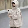 Chaqueta Corta con Capucha Casual de Moda para Exteriores 2025 Otoño Nueva Chaqueta de Montañismo Moda Versátil Moda