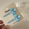 Un Par de Pasadores Metálicos con Forma de Lazo Sin Costuras para el Flequillo de Mujer Pasador Nuevo Estilo Pinza Cosmética Accesorios para el Cabello