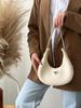 Bolso de mujer nuevo 2023, estilo coreano, moda, color caramelo, personalizado, para debajo del brazo, bolso de hombro portátil, bolso de bola de masa de PU