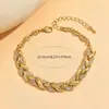 Pulsera de Aleación Creativa con Incrustaciones de Diamantes, Cola de Pez, Moda Ecológica de Alta Gama, Lujo, Superventas Transfronteriza para Accesorios de Fiesta