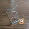 Soporte de Exhibición de Vasos de Avión Acrílico Transparente Av Vibrador Suministros para Adultos Soporte Masajeador Cilíndrico Vaso Soporte Pequeño