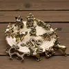 Chaveiro Tridimensional do Zodíaco em Latão, Pingente Personalizado de Animal do Ano para Chaveiro de Carro, Acessórios, Artesanato Atacado