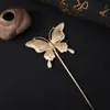 Yingyi joyería DIY punto esmeralda nácar base de llanta serie mariposa pasador tocado antiguo material para ropa china accesorios