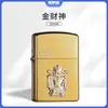 Zorro/Zorro Z91948 Dios de la Fortuna Dorado Encendedor de Queroseno A Prueba de Viento Gama Alta Artículo Popular de Tiktok y Kuaishou