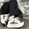 Tenis de suela gruesa Diseño Original de Mujer Combinan con Todo 2025 Primavera y Otoño Nuevos Combinan con Todo Retro Aumentan la Altura Zapatos Torre Ins de Moda