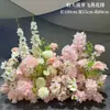 Arranjos florais prontos com tema rosa para casamento, flores para o corredor, decorações para o salão de casamento, arranjos florais de chão, decorações com flores de seda, arte floral para casamento