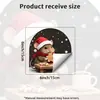 Set Creativo de Pegatinas de Pared de Ratón 3D para Agujero de Ratón de Navidad, Autoadhesivo, Sin Residuos, Decoración de Pared para el Hogar