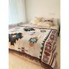 Manta de Estilo Bohemio Personalizada Decoración para Pie de Cama Toalla Tela de Hotel Hotel Estancia en Casa Jacquard Bandera de Cama Toalla para Pie de Cama
