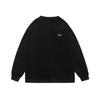 Ropa Vintage 25 Otoño Nuevo Retro Americano Casual Holgado Manga Larga Camiseta con De Rong Cuello Redondo Capa Base