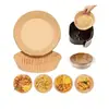 Fabricante de papel para freidora de aire Plato de madera desechable Empaquetado individualmente Xiaolongbao Plato de vidrio Molde para pastel Comida