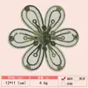 Gancho de Mão Imitação Cor Macaron Toalha Imitação Caxemira Flor Bordada Tecido Patch Roupas Femininas Roupas Infantis Patch Decorativo Patch