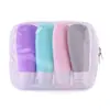 Set de botellas sub-empaque para viaje en forma de abanico, botella para loción cosmética, sub-empaque, botella pequeña de muestra para apretar, sub-empaque de silicona