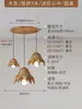 Diseño original candelabro crema francés diseño vintage medieval isla restaurante taiwanés habitación dormitorio mesita de noche