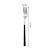 Vajilla Occidental de Acero Inoxidable 430 Transfronteriza, Juego de Cuchillo, Tenedor y Cuchara para Steak de Gama Alta con Mango de Clip de Imitación de Madera, Cuchara y Tenedor de Postre
