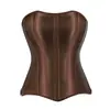 Fornecimento de E-commerce Transfronteiriço: Corset Longo Feminino com Efeito Franzido, Modelador Ajustável de Cetim, Controle de Barriga e Sutiã com Barbatanas