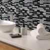 Pegatinas de pared de superficie tridimensional de plata y blanco, pegamento PU, autoadhesivas, categoría comercial súper DIY, pegatinas decorativas para reconstrucción de paredes