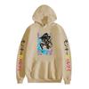 Nova Jaqueta com Capuz Pulôver One Piece King Sauron Cruzamento de Fronteira Lã Pura Casaco Suéter Hoodie Masculino e Feminino