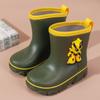 Botas de Chuva Desenho Animado Infantil Transfronteiriças 2026, Resistentes ao Desgaste, Forradas com Lã, Quentes, Antiderrapantes, Sapatos de Água Escolares para Crianças Mais Velhas e Mais Novas