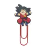 Dragon Ball Grapas Grandes Suministros de Oficina Grapas Creativas Lindas Pines en U Marcadores de Libros de Dibujos Animados de PVC Venta al por Mayor