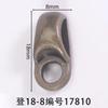 Fivela para Sapato de Caminhada 18mm de Comprimento, Fivela para Sapato de Segurança Pintada por Spray, Fivela para Cadarço, Material Auxiliar, Fivela de Caracol Perfurada