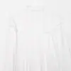 Ropa de Mujer al por Mayor Transfronteriza 2026 Primavera Nueva Camisa con Adorno de Volantes y Encaje Estilo Europeo y Americano Top Hueco