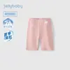 Leggings de Verão para Meninas Jellybaby, Shorts de Bebê Finos, Calças de Tubarão para Crianças Pequenas, Calças Esportivas Infantis