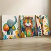 Pintura em Tela Tríptico para Sala de Estar e Quarto, Pintura Decorativa em Tela a Óleo de Alta Definição Estilo Chinês, Arte de Parede, Personalização do Cliente