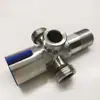 Grifo de Entrada Única y Salida Triple con Tres Salidas de Agua Independientes, Grifo Multifuncional de Uno a Tres, Doble Uso con Dos y Tres Salidas de Agua